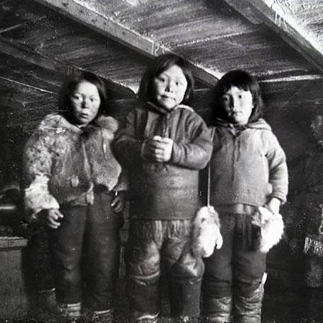 Foto jonge Inuit