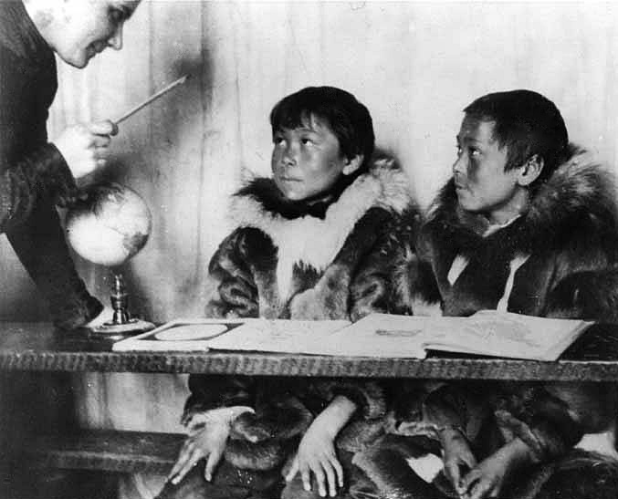 Foto jonge Inuit