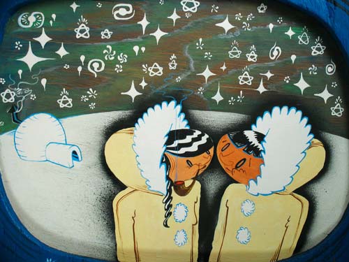 Kunst: zo zoenen de Inuit
